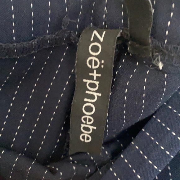 2 for $20 HIGH WAISTED NAVY/WHITE STRIPPED PANTS - Picture 5 of 6